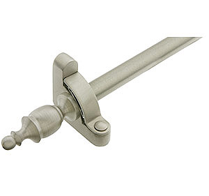 Heritage Crown Stair Rod - Nickel